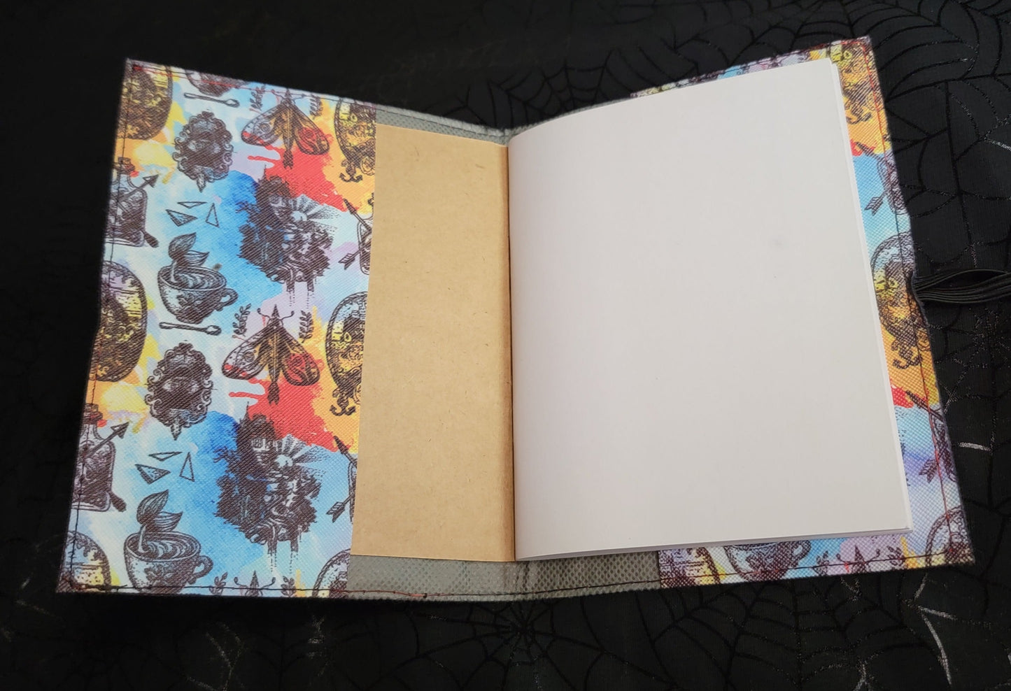 Poison Bottle Tea Cup Notebook Cover