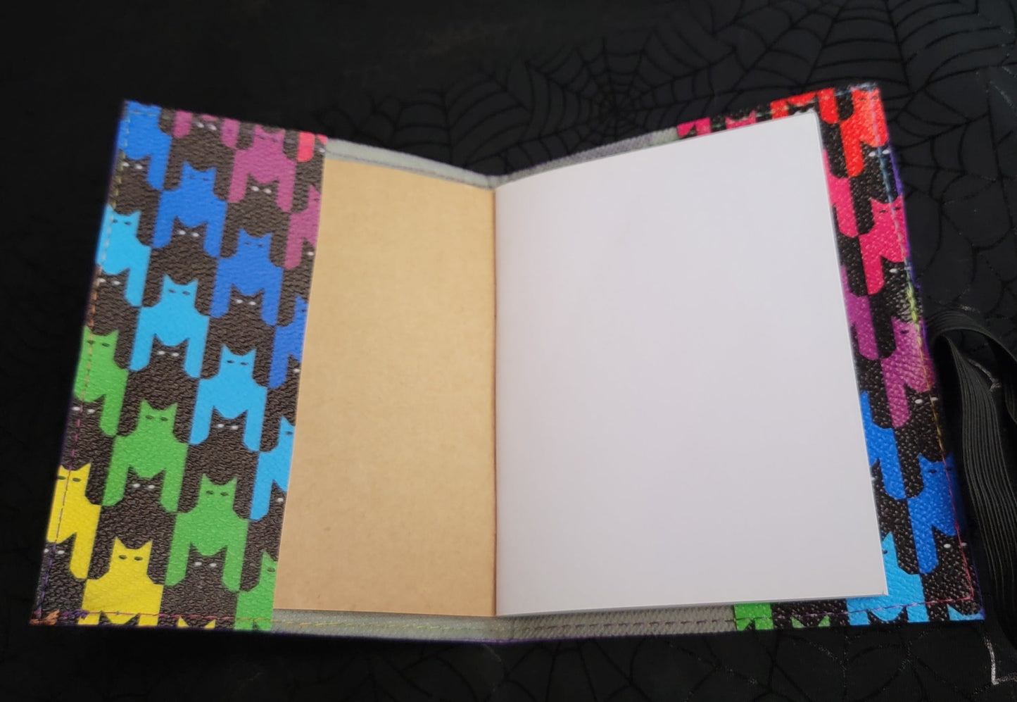 Rainbow Meowstooth Notebook Cover