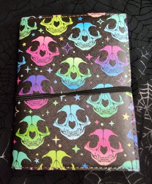 Rainbow Cat Skulls Notebook Cover
