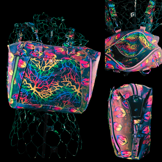 Rainbow Lips ITA Convertible Purse