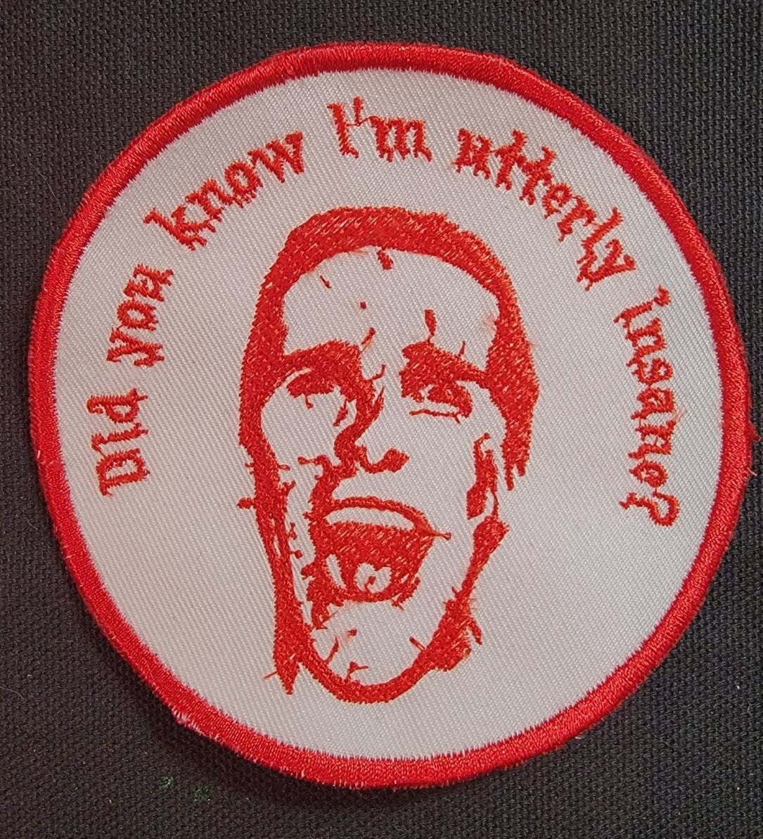 Patrick Bateman Embroidery Patch "multiple quotes available"