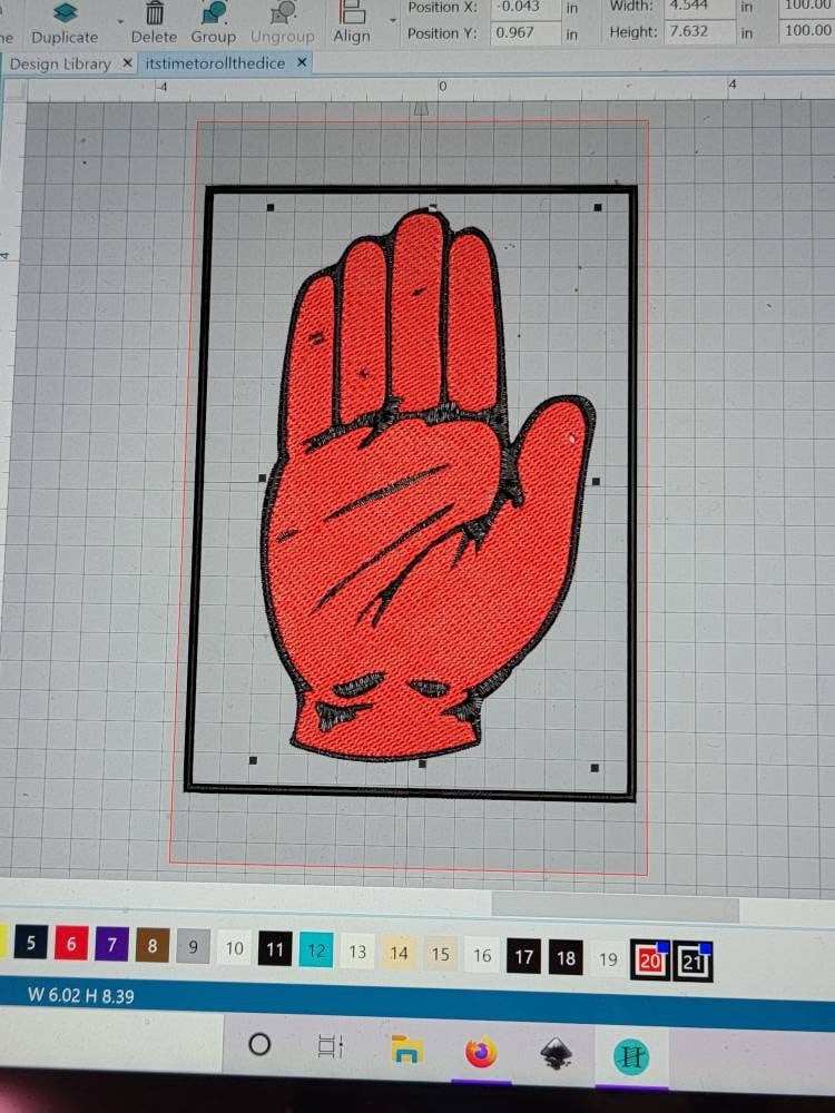 Custom embroidery Patch Large