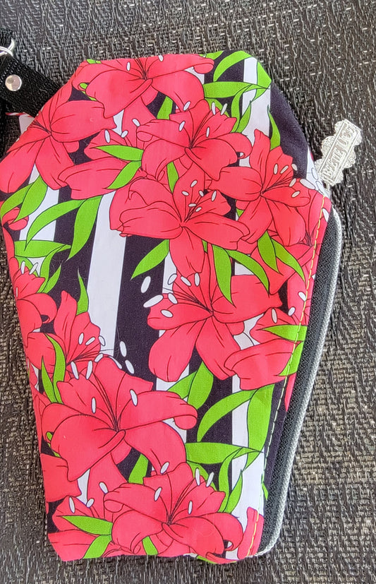Beetlejuice Flower Coffin Zip Pouch