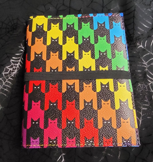Rainbow Meowstooth Notebook Cover