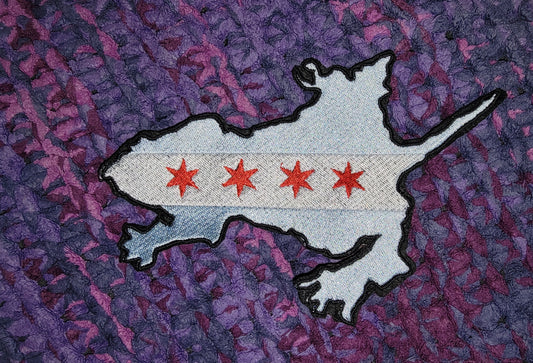 Chicago Rat Hole Flag Patch