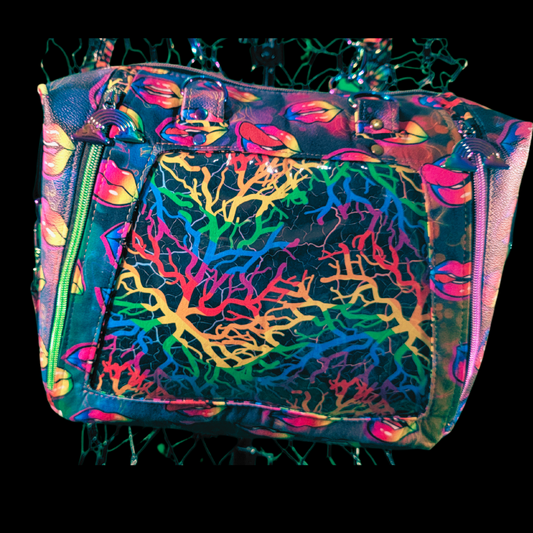 Rainbow Lips ITA Convertible Purse