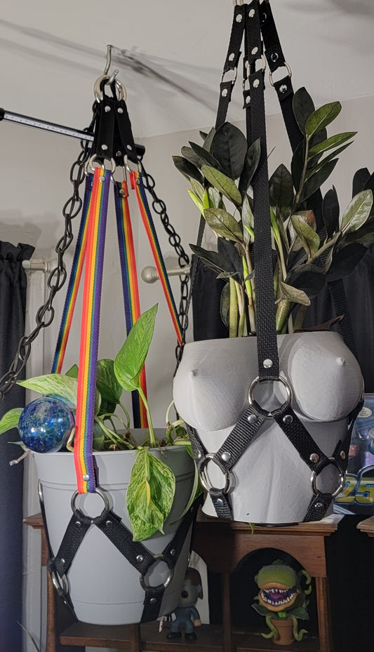 Medium Bondage Plant Hanger - made to order (PLEASE READ DESCRIPTION)