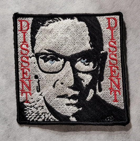 Ruth Bader Ginsburg DISSENT Embroidery Patch