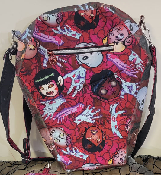 Coffin Crossbody Purse & Coffin Wrallet Set