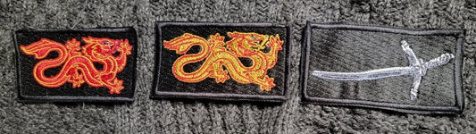 Dragon Reborn Embroidery Patch Wheel of Time inspired