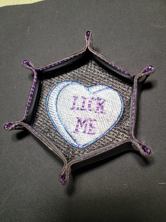 Lick Me Candy Heart Trinket/Dice Dish