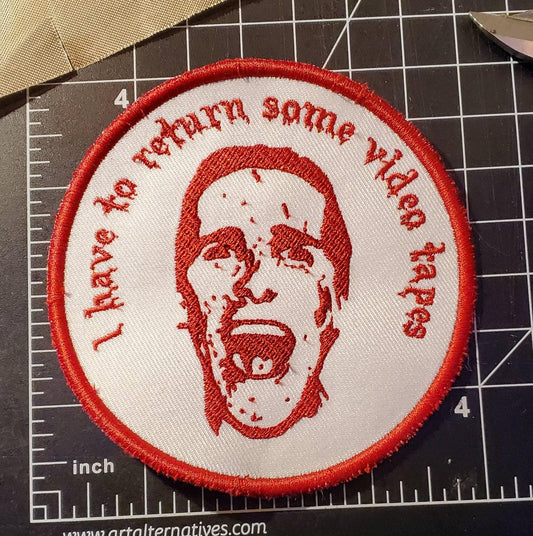 Patrick Bateman Embroidery Patch "multiple quotes available"