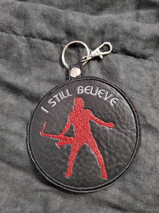 Lost Boys inspired I Still Believe Keychain with Sexy Sax Man
